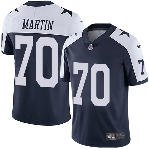 2019 men Dallas Cowboys #70 Martin blue Nike Vapor Untouchable Limited NFL Jersey
